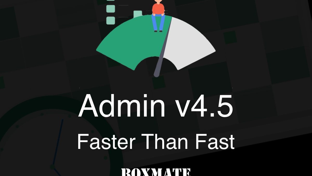 Admin v4.5 | Faster than Fast.